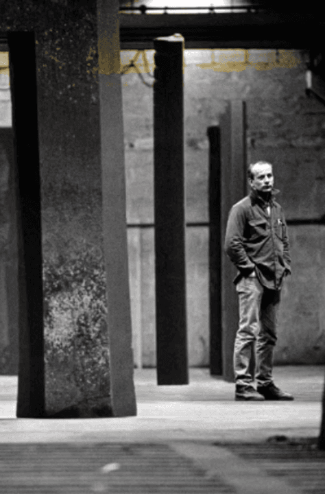 Bård Breivik among his monumental sculptures